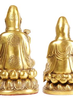 全铜新居礼品观音佛像工艺品