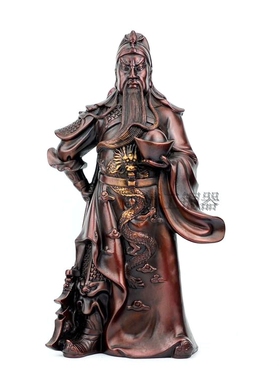 元宝财神关二爷佛像装饰品