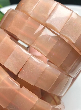 天然太阳石手排手镯手排饰品礼物