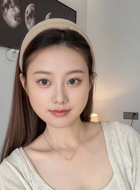日常外戴宽边发箍女2026新款压发高颅顶灰色洗脸发带发夹发箍发饰