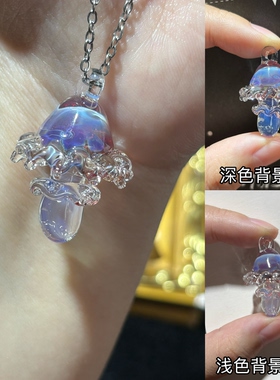 CJglasshop-孤品手作持续更新 小众手工玻璃艺术项链吊坠生日礼物