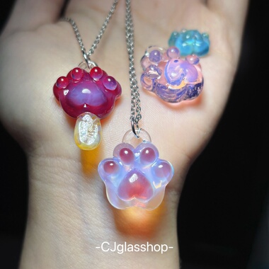 CJglasshop-爪爪冰棍 疯狂动物城周边礼尼克朱迪项链猫爪艺术品