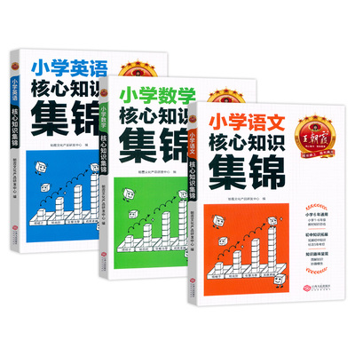 王朝霞核心知识集锦语文数学英语基础知识大盘点一二三四五六年级小学知识大全手册人教版考试总复习小升初大集结考点初中衔接