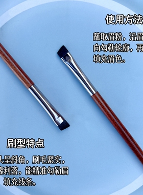 沧州水貂毛眉刷斜角扁头画眉扫眉
