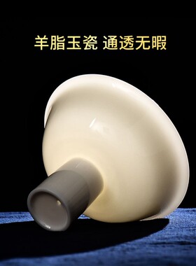 摆件家居高脚碗慧宝纯铜羊子玉瓷