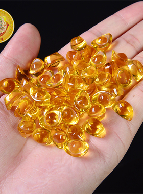 曼扎宝石七宝石琉璃元宝琉璃