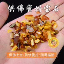 Sky Longing Manza gravel Manzal gem Original mine Crushed Honey Wax 10 gr portions finely chopped