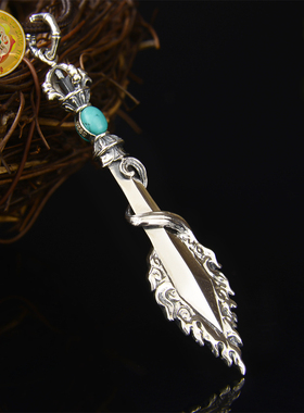 天语龙吟925银工制作文殊智慧剑