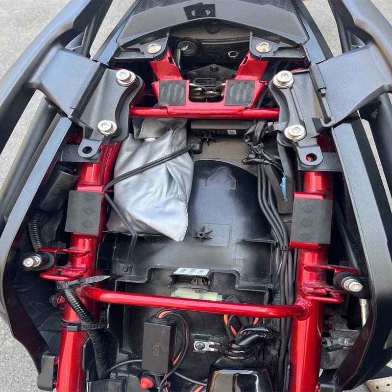 适用于本田CB400X NX400后货架改装cb500x尾箱支架CB400F加强尾架 - 图3