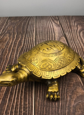 黄铜乌龟寿字龟家居客厅长寿摆件