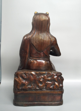 八卦祖师爷人祖爷伏羲铜像摆件