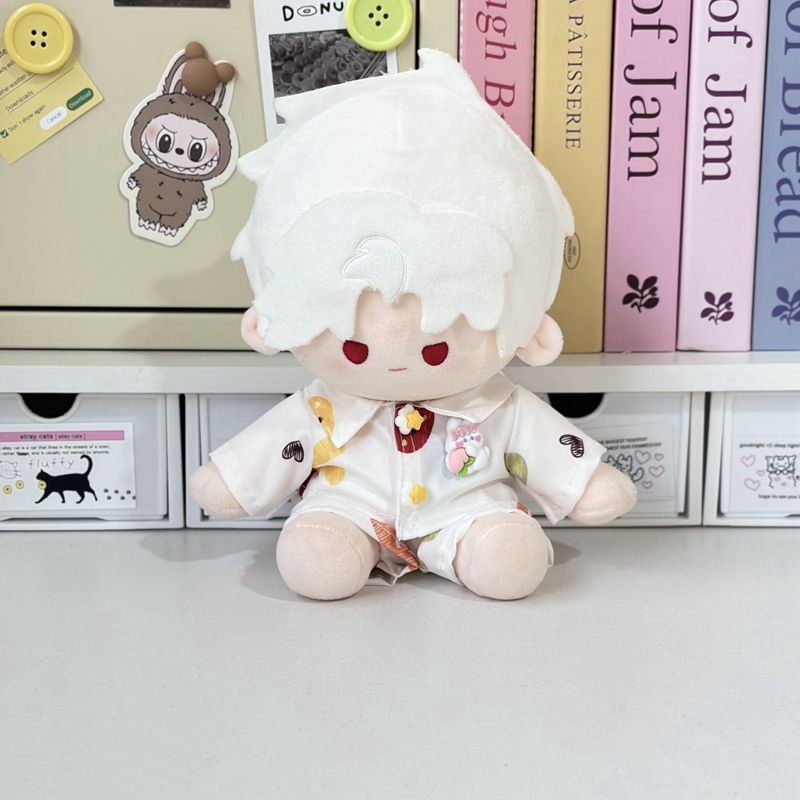 棉花娃娃10cm20cm40cm娃衣一番赏知晚印花睡衣换装超萌小宝娃衣服 - 图1