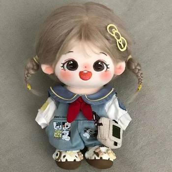 ເຄື່ອງນຸ່ງເດັກນ້ອຍຝ້າຍ doll 20cm plush doll clothes changeable baby clothes doll suit skirt gift birthday