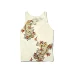 Tự nói chuyện | Koi in áo cotton retro retro những người yêu thích mùa hè lỏng lẻo kỳ nghỉ thương hiệu nam nữ - Áo vest cotton Áo vest cotton