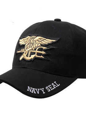 美国海豹突击队鸭舌帽子navy seal三栖棒球帽军迷战术帽户外运动