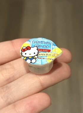 【仿真甜点系列】迷你HelloKitty果冻布丁树脂创意娃娃屋摆件