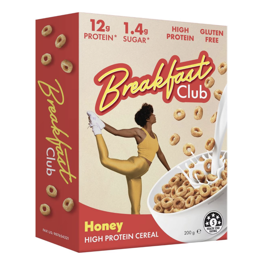 澳洲代购直邮Breakfast Club High Protein Cereal高蛋白麦片200g - 图0