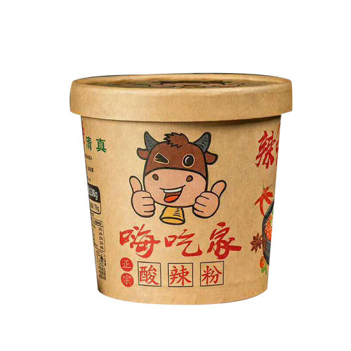 嗨吃家酸辣粉6桶装正宗重庆红薯粉丝网红海吃家方便速食泡面整箱 - 图3