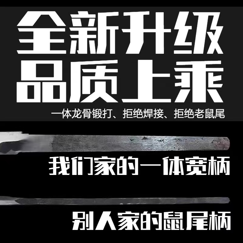 唐横刀龙泉镇宅宝剑一体刀剑绣春刀锰钢唐剑刀具防身冷兵器未开刃 - 图2