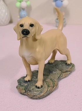 树脂动物斑点狗腊肠犬柯基小模型
