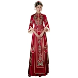 Традиционный свадебный наряд Сюхэ, демисезонное свадебное платье, коллекция 2022, большой размер, дракон и феникс