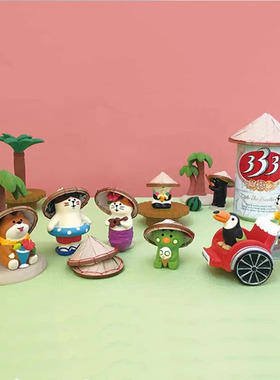 日式猫杂货夏日海岛礼品小摆件