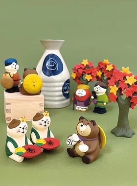 日式猫中秋节潮玩礼品装饰