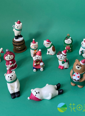 日式猫咪蛋糕圣诞老人