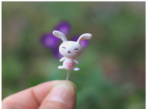 苔藓微景观园艺摆件底部固定针棒/脚针/胶针 DIY材料龙猫小梅摆件 - 图2