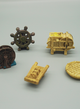 中国风乡村怀旧系列牌楼门微景观