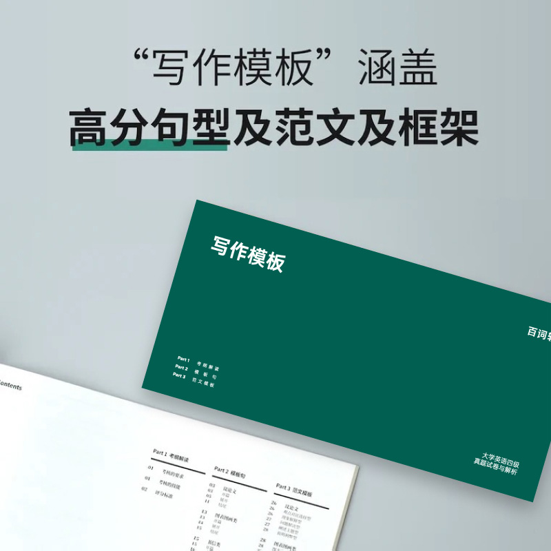【备考2024年12月】百词斩四级英语真题大学英语四级高频词基础词四级词汇精讲英语4级考试单词本听力专业词缀记忆法便携版手册书