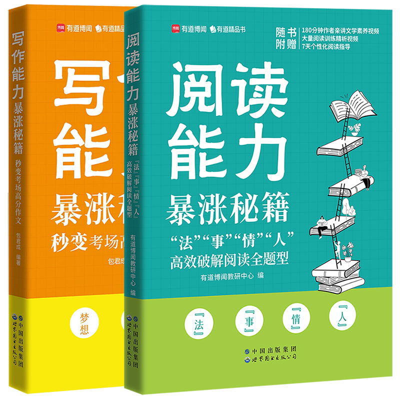 写作阅读能力暴涨秘籍五六七八九年级小学初中生中考优秀高分满分作文素材大全包君成文学素养书纸上的作文直播课语文阅读理解教辅 - 图3