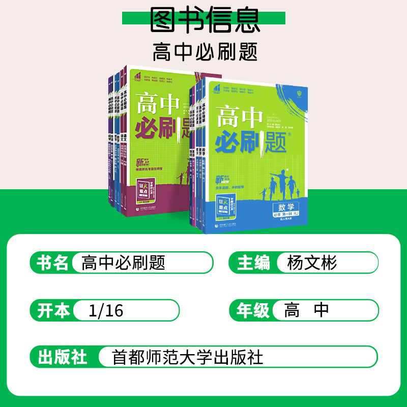 2024高中必刷题数学物理化学生物必修一1二2三人教版高一高二语文英语政治历史地理上册下册新教材选择性练习册教辅资料书狂k重点-图1