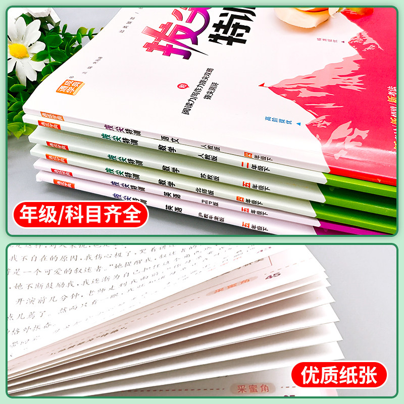 2025新版小学拔尖特训一年级二年级三四五六年级语文数学英语下册人教版全套小学生同步训练练习册北师苏教版译林版课时作业本上册