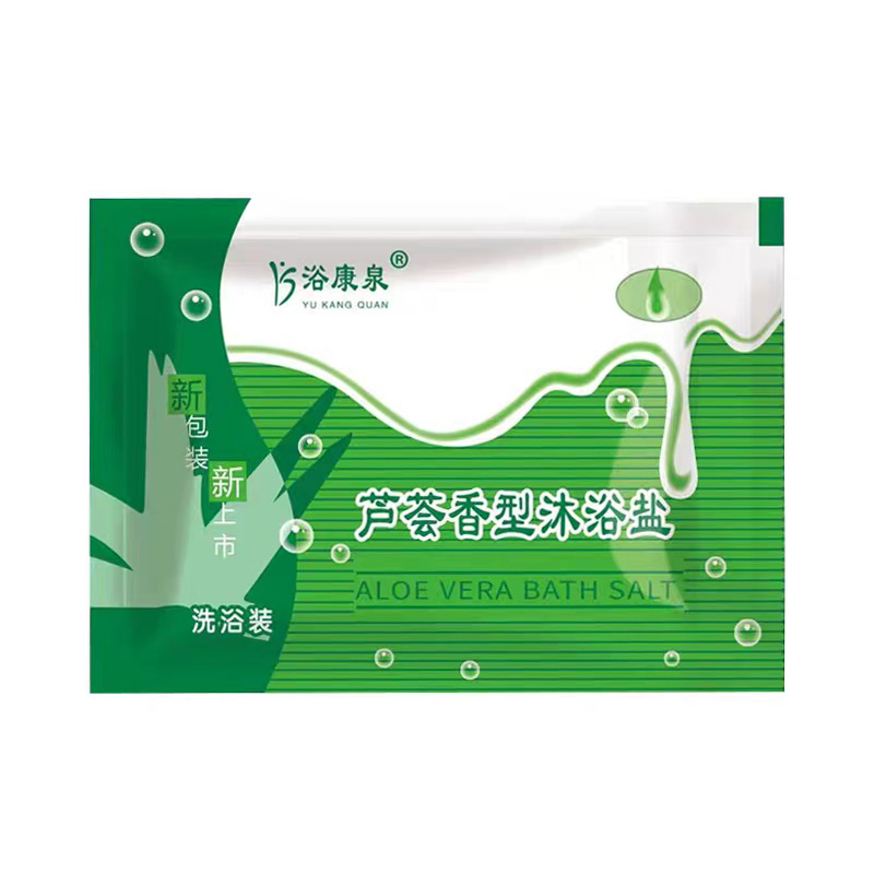浴康泉鲜奶芦荟沐浴盐浴场批发止痒磨砂浴盐男女士洗澡海盐足浴盐 - 图3