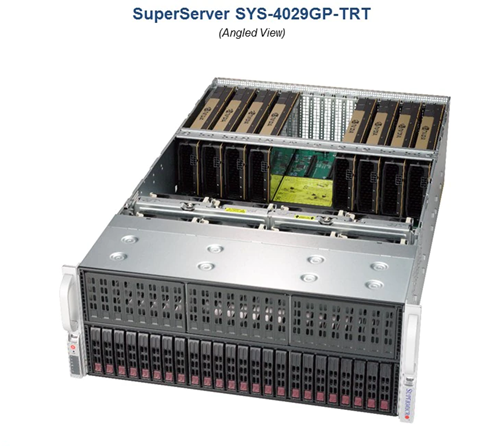 超微 双路 8卡GPU平台 4029GP-TRT 可扩展1代2代 23DIMM 深度学习 - 图0