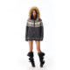 FDR official store fur collar sweatshirt + Fair Isle sweater