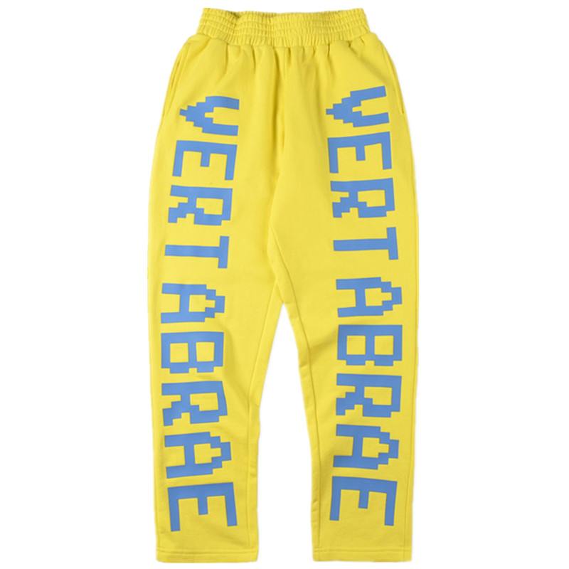 Vertabrae sweatpants欧美街头嘻哈3D立体字母印花运动休闲长裤潮 - 图3