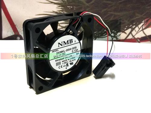 全新现货NMB 2406KL-05W-B59 6015 24V 0.13A 发那科系统散热风扇 - 图0