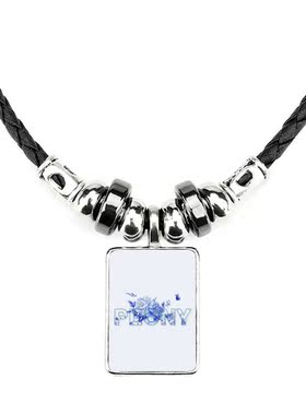 项链浪漫轻奢玫瑰吊坠情人节礼物