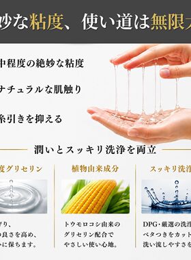 大容量装日本制Plus Standard女性私处润滑护理液清水易冲洗500ml