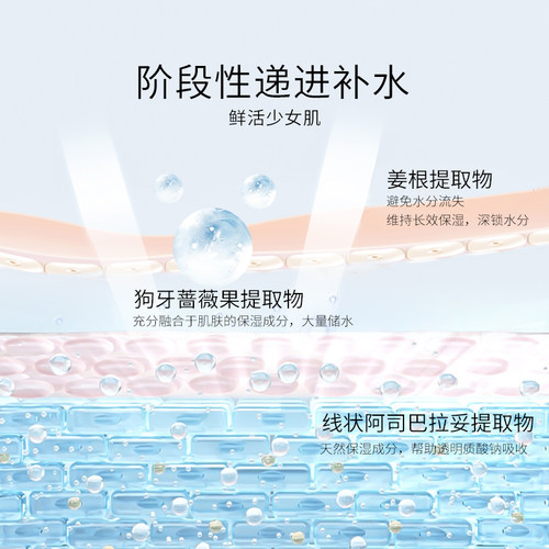 希芸新水漾保湿霜50g补水滋润面霜沙漠干皮女学生旗舰店官方正品 - 图3