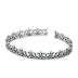 Vòng tay bạc 925 Sterling Silver Crown Bracelet Nữ Hàn Quốc Tính khí khai trương Vòng tay bạc Nữ hoàng Bạc Trang sức Vòng tay Quà tặng - Vòng đeo tay Cuff