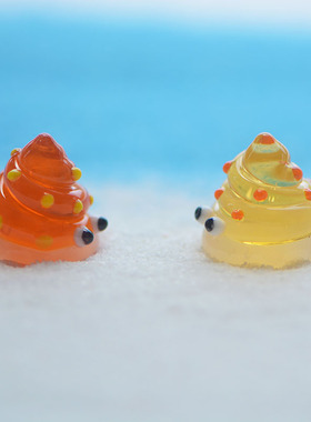 手工玻璃动物海洋生物海螺小鱼帆船螃蟹龙虾景观造景装饰琉璃摆件