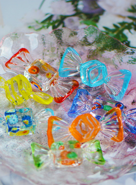 琉璃玻璃糖果桌面摆件