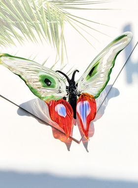 diy手作瓢虫蜜蜂蜻蜓玻璃工艺品