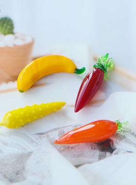 琉璃纯手工手作玻璃蔬菜工艺品