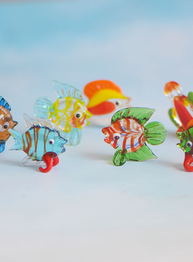 玻璃手工卡通动物摆件创意礼物