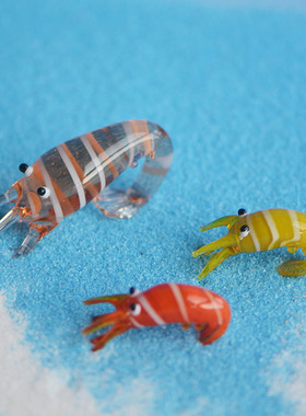 琉璃乌龟玻璃鱼装饰微景造景摆件