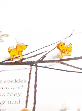 雪人圣诞节玻璃工艺品挂件